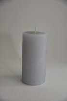 Kaarsen - Kaars Rustiek 140/70mm Silbergrau