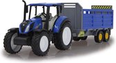 Jamara New Holland Tractor Met Veewagen 1:32