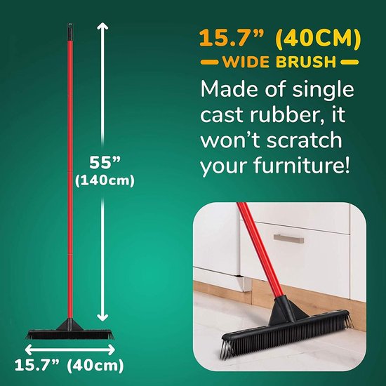 Talen Tools rubberbezem 40 x 29 x 7 cm