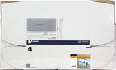 Postpakketdoos 4 Raadhuis 305x215x110mm bedrukt 5 stuks RD-351121-5