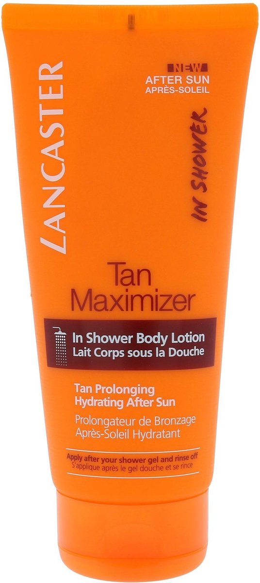 Memo Salie Wereldvenster Lancaster Tan Maximizer In Shower Bodylotion Bodylotion 200 ml | bol.com