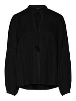 Only Blouse Onlnew Elisa Life Ls Stri Dot Dnm B 15195851 Black Dames Maat - W40