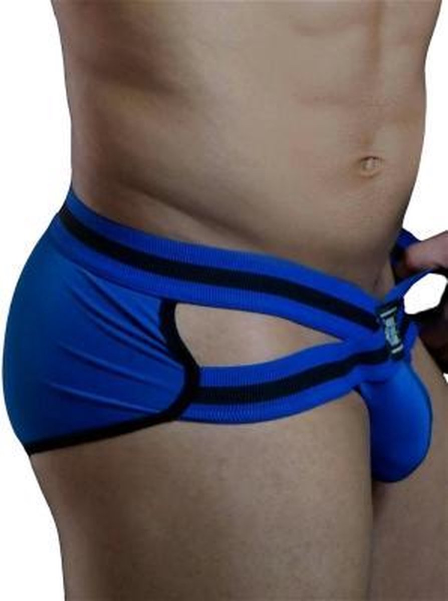 GB2 Ethan X Brief Underwear Royal/Black mannen slip heren