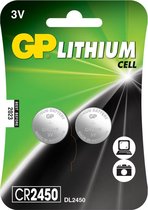 GP Lithium CR2430 knoopcelbatterijen - 2 stuks