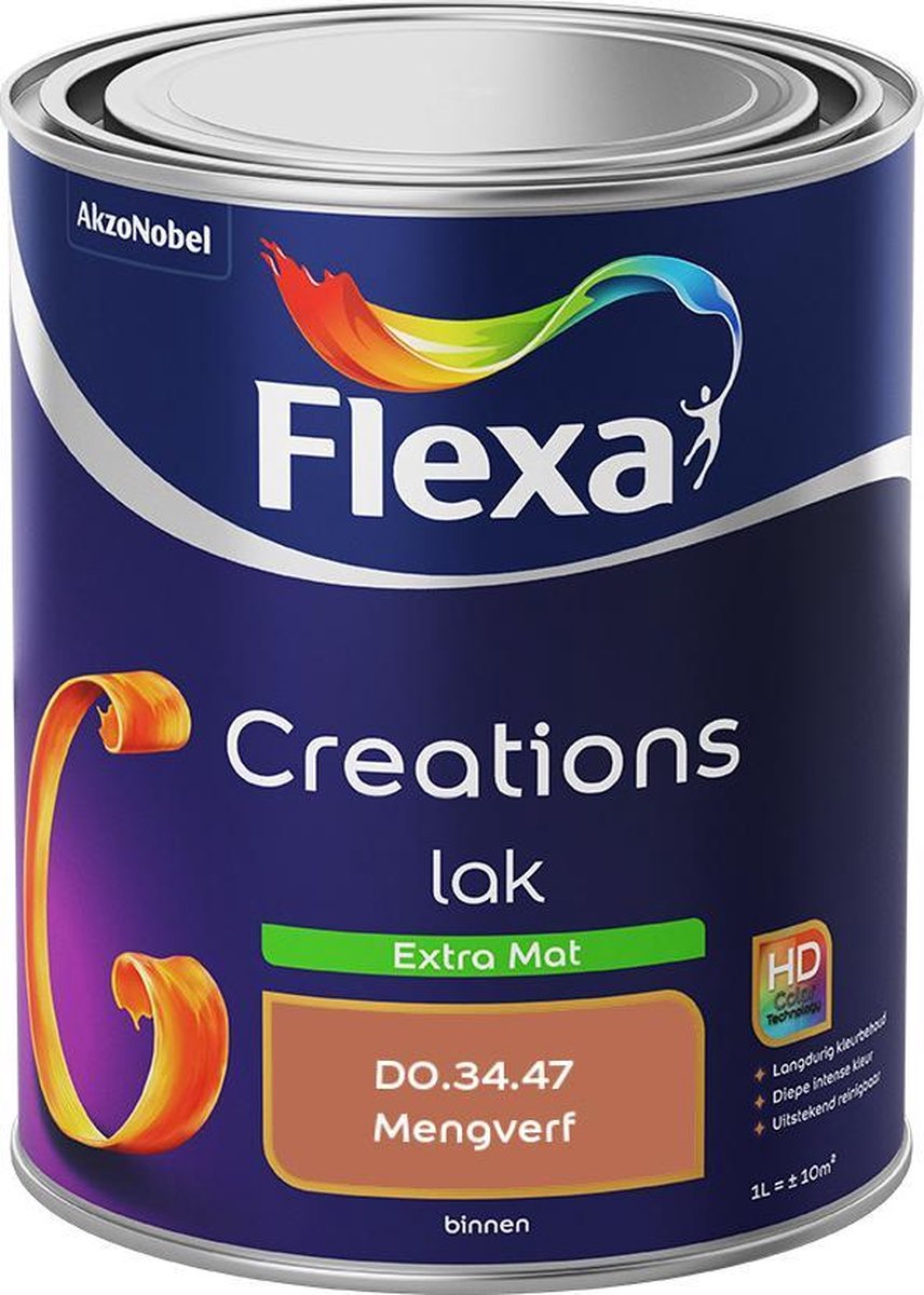 Flexa Creations - Lak Extra Mat - Mengkleur - D0.34.47 - 1 liter