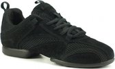 Danssneakers Splitzool Rumpf Nero - Balfolk Trainingsschoen - Zwarte Salsasneakers - Schoenmaat 36