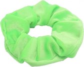 Scrunchie Haarelastiek Velvet Neon Groen
