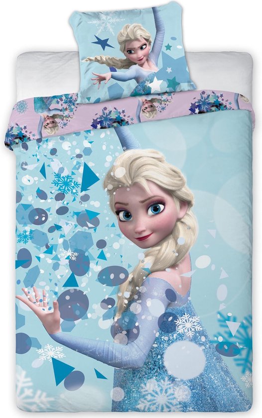 Disney Frozen Elsa Dekbedovertrek - Dekbedovertrek - Eenpersoons - 140 x  200 cm - Multi | bol.com