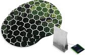 4 Rubberen Onderzetters - Design Snakeskin Honeycomb - Rond