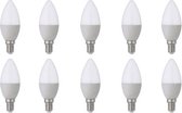 LED Lamp 10 Pack - E14 Fitting - 6W - Helder/Koud Wit 6400K - BSE