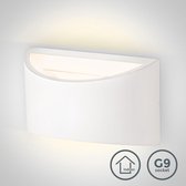 B.K.Licht - Wandlamp - muurlamp - binnen - IP20 - uit gips - excl. G9