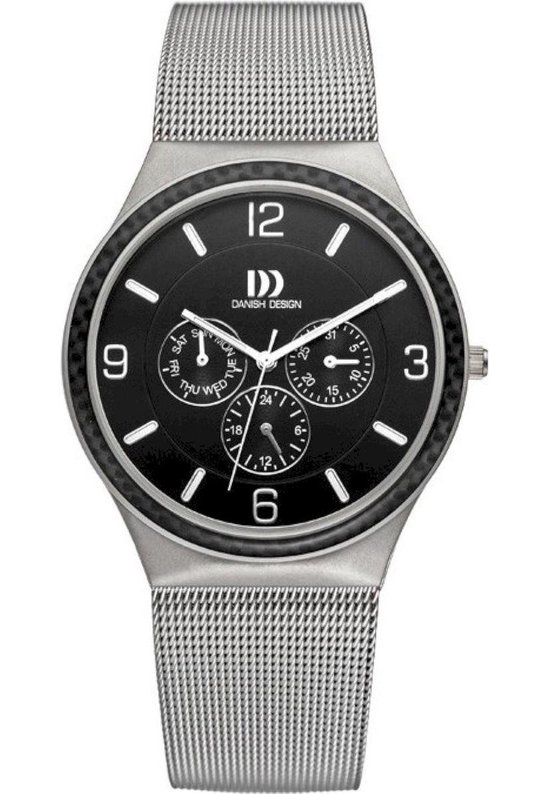 Danish Design Tidløs DKx Racing Green IQ97Q1302 - Herenhorloge Staal Zilverkleurig Groen