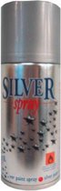 1x Deco spray zilver 150 ml - Versiering - Verfspray - Kerst decoratie
