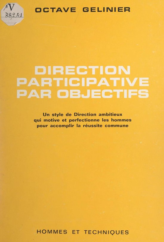Direction participative par objectifs (ebook), Octave Gélinier