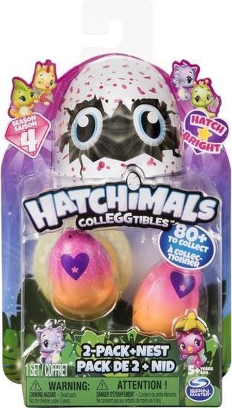 Hatchimals 2 stuks met nest seizoen 3 - Speelgoed eieren om... | bol.com