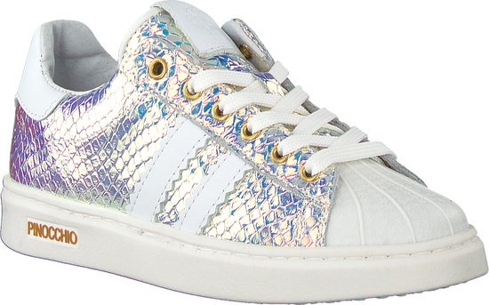 Pinocchio Meisjes Lage sneakers P1834 - Zilver - Maat 24 | bol.com