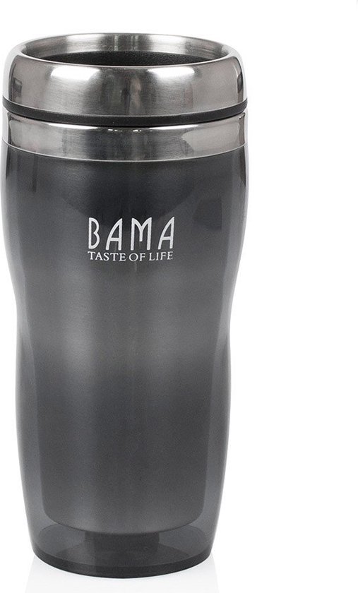Bama Thermos beker / Travel Mug Capri 450ml Zwart