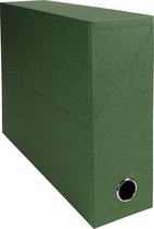 5x Transportdoos Rug 90mm - canvas papier, Groen