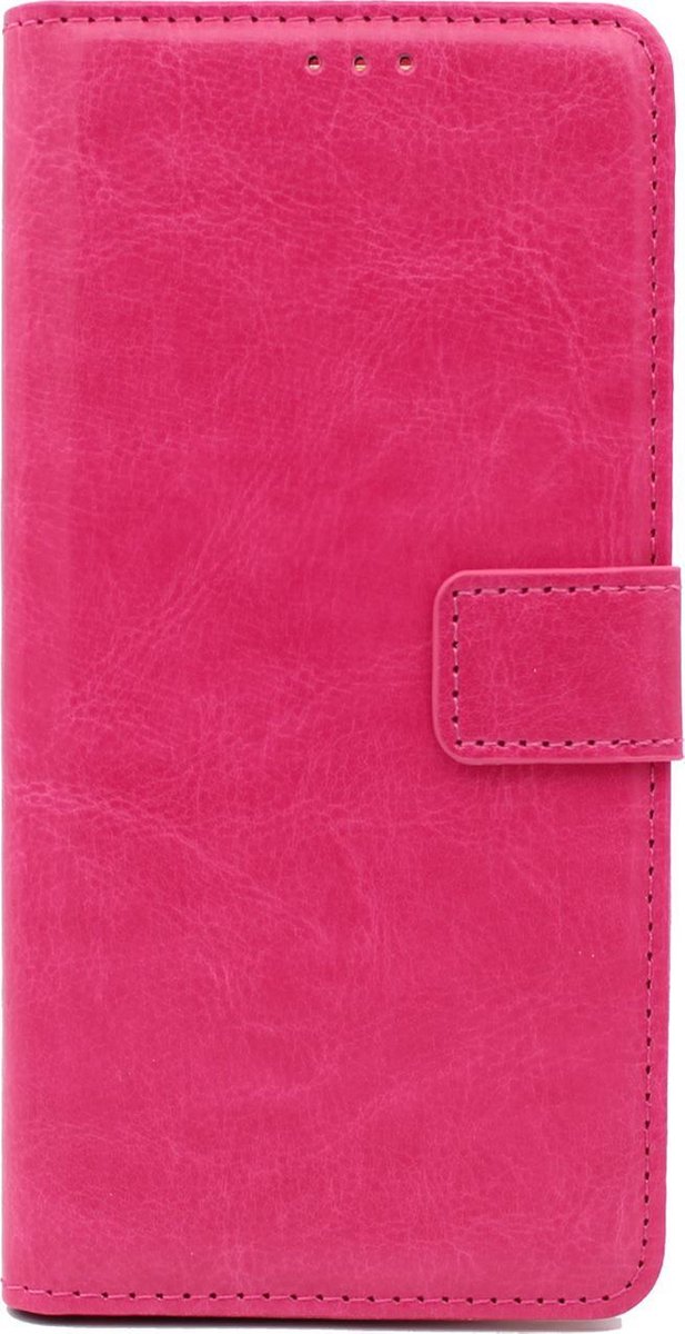 HB Hoesje Geschikt voor Samsung Galaxy A3 2017 - Portemonnee Book Case - Pasjeshouder en Magneetlipje - Roze op Prijzenvolger.com