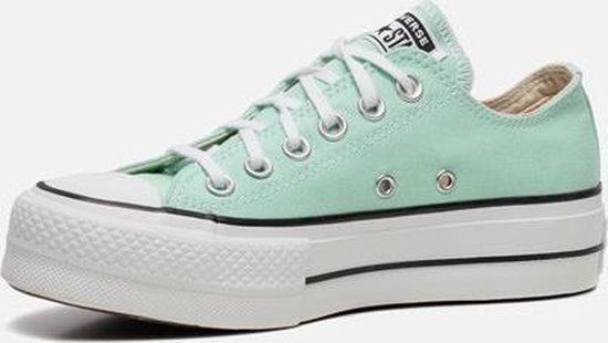 jukbeen Vaderlijk doel Converse Chuck Taylor All Star Lift OX sneakers groen - Maat 42 | bol.com