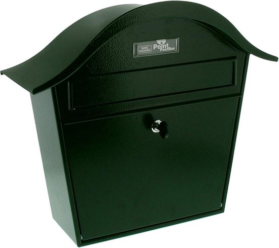 Burg-Wächter, Anlagenbrievenbus, A5 inworp-formaat, verzinkt staal, Pocket 5871 W, wit