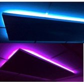 Infrarood elektrisch verwarmingspaneel , Led verlichting verwarmingspaneel RGB korrel verwarmingspaneel KOR 80 x 120 cm-850 Watt