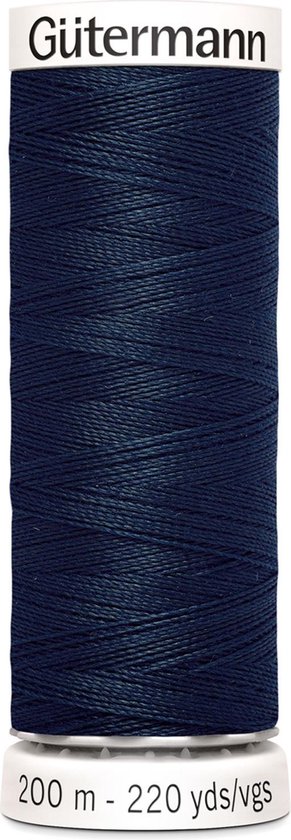 Gütermann garen in donkerblauw, 200 m - 220 yds/vgs.