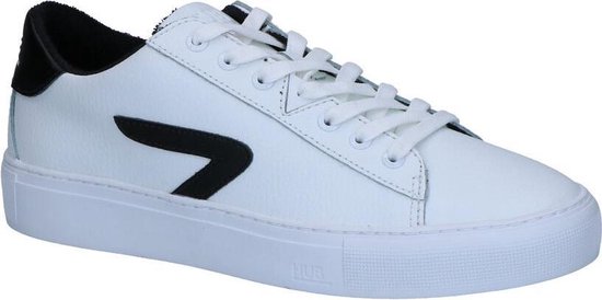HUB Heren Lage sneakers Hook-z - Wit - Maat 47 | bol.com