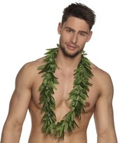Toppers in concert - 4x Hawaii kransen cannabis - hawaii slingers - Wiet/canabis thema decoratie/versiering