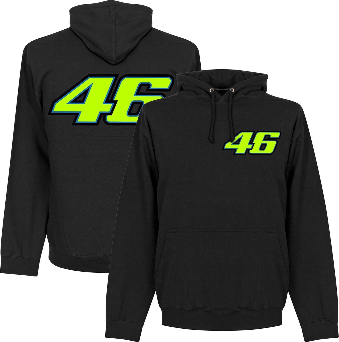 Valentino Rossi 46 Hooded Sweater - Zwart - S