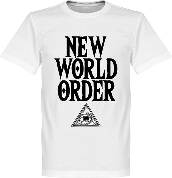 New World Order T-Shirt - Wit - 5XL