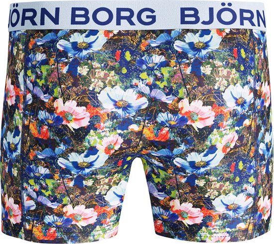 Bjorn Borg - Heren - Microfiber Boxershort Funky Flower - Blauw - S |  bol.com