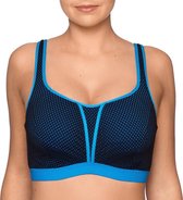 PrimaDonna Sport The Mesh Voorgevormde Sport Bh  6000216 Blue Crush - maat 70E