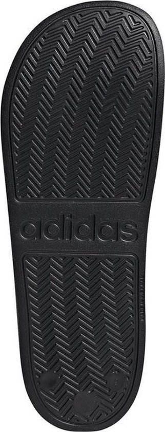 adidas Slippers - Maat 46 - Unisex - zwart/wit - adidas