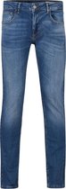 WE Fashion Heren regular fit jeans met lichte wassing - Maat W31 X L36