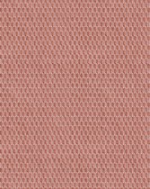 Ton sur ton behang Profhome DE120037-DI vliesbehang hardvinyl warmdruk in reliëf gestempeld tun sur ton glimmend rood zilver 5,33 m2