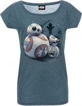 Star Wars Dames Tshirt -XL- Friendship Blauw