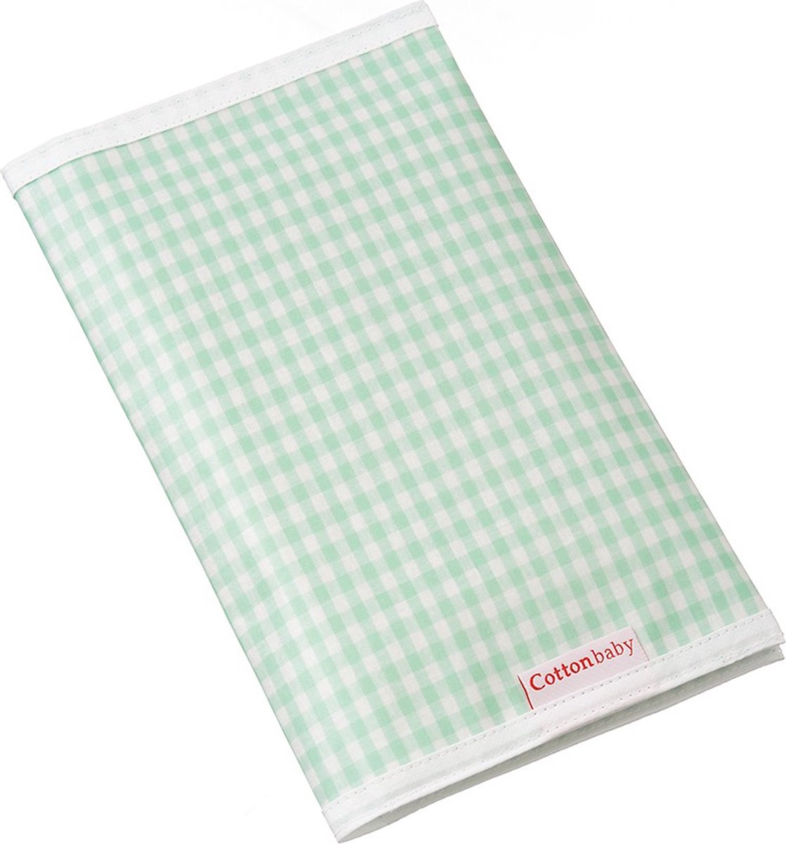 Cottonbaby Luieretui - ruit - mint Cottonbaby Luieretui - ruit - mint