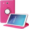 Geschikt voor Samsung Galaxy Tab E 9.6 inch SM - T560 / T561 Tablet Case met 360° draaistand cover hoesje - Pink