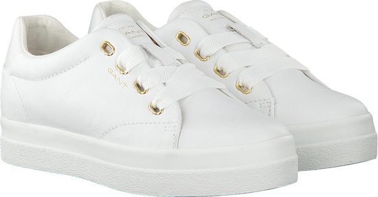 Gant Dames Lage sneakers Avona - Wit - Maat 39 | bol.com