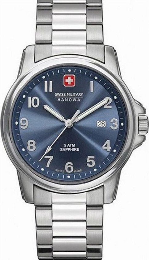 Swiss Military Hanowa Mod. 06-5231.04.003 Heren Horloge – 36mm | bol.com