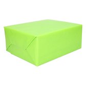 10 Stuks kadopapier lime groen - 200 x 70 cm - cadeaupapier / inpakpapier