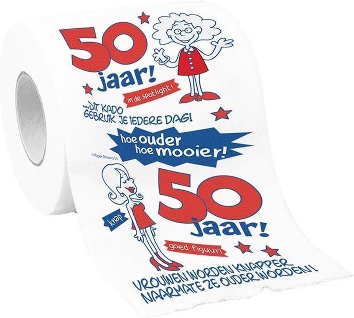 Toiletpapier 50 jaar vrouw |