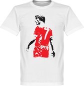 T-Shirt Kenny Dalglish Graffiti - Wit - M