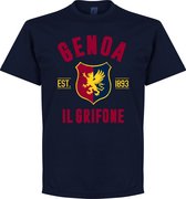 Genoa Established T-Shirt - Navy - XXL