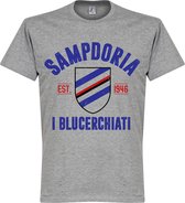 Sampdoria Established T-Shirt - Grijs - S