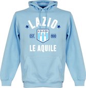 Lazio Roma Established Hooded Sweater - Lichtblauw - S