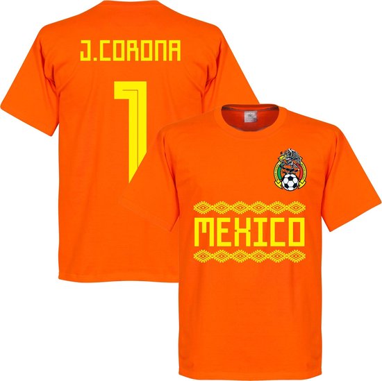 Mexico J. Corona Keeper Team T-Shirt - Oranje - XXXXL