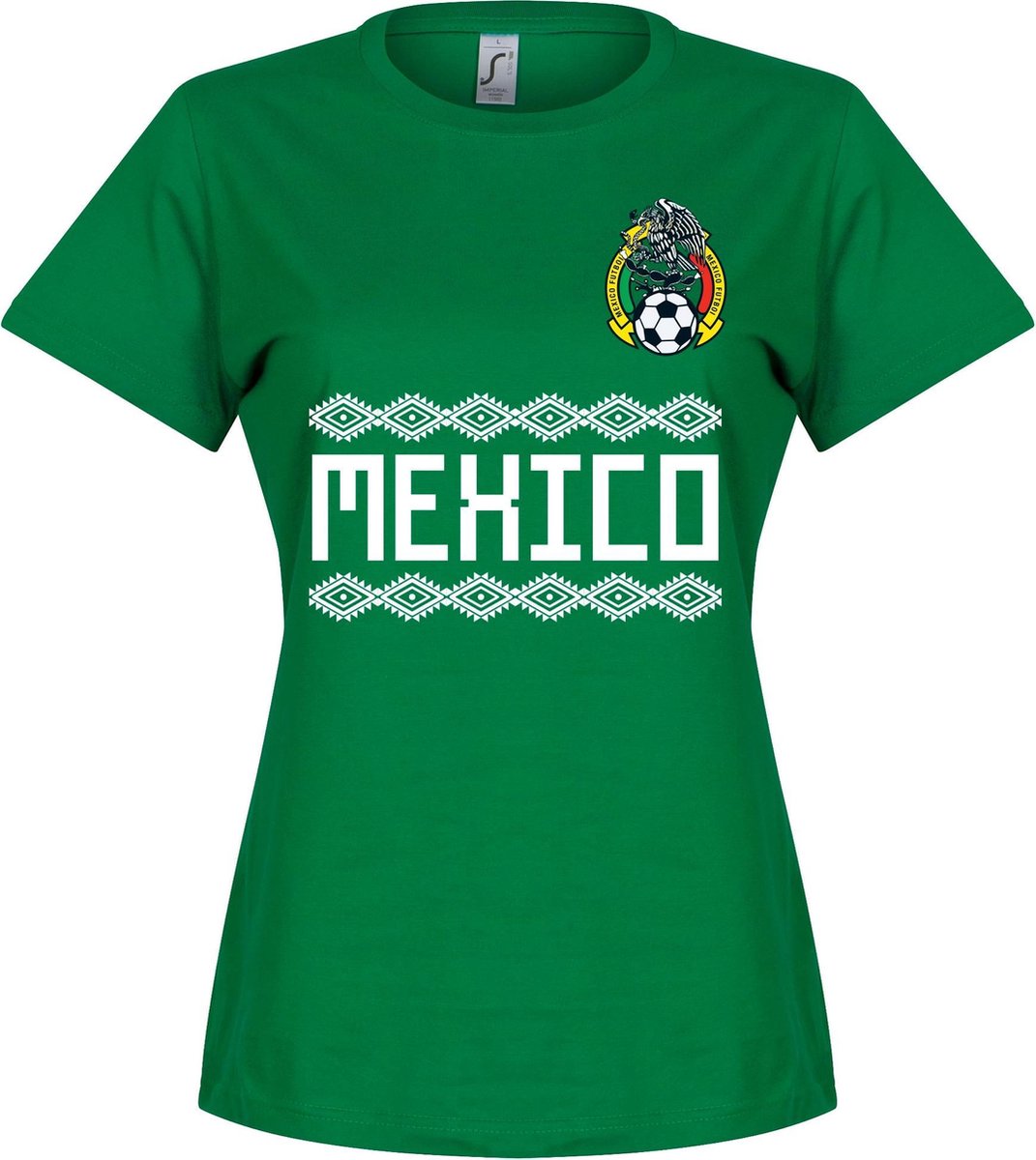 Mexico Dames Team T-Shirt - Groen - M