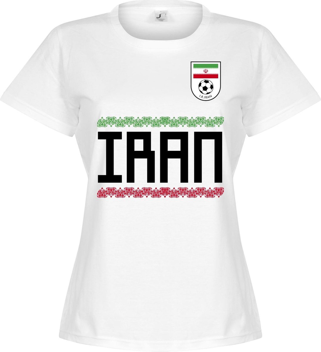 Iran Dames Team T-Shirt - Wit - S